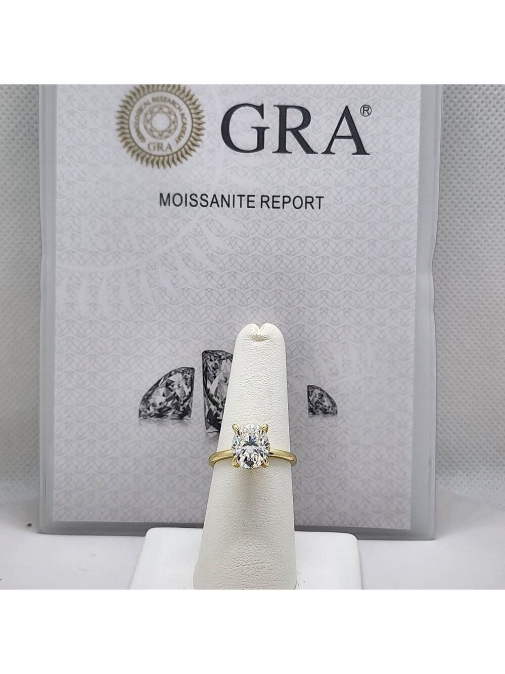 Brand New Sterling Silver 925 Moissanite Ring - Picture 2 of 13